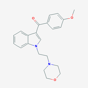 B177490 (4-Methoxyphenyl)-[1-(2-morpholin-4-ylethyl)indol-3-yl]methanone CAS No. 103608-67-9