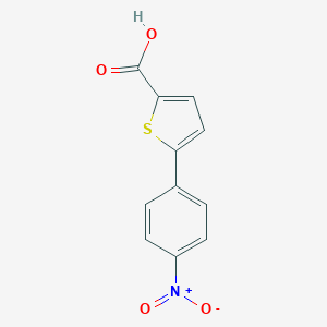 molecular formula C11H7NO4S B177495 5-(4-硝基苯基)噻吩-2-羧酸 CAS No. 80387-79-7