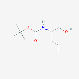 molecular formula C10H21NO3 B177500 (S)-叔丁基(1-羟基戊烷-2-基)氨基甲酸酯 CAS No. 116611-55-3