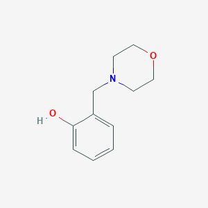 molecular formula C11H15NO2 B177502 2-(吗啉-4-基甲基)苯酚 CAS No. 4438-01-1