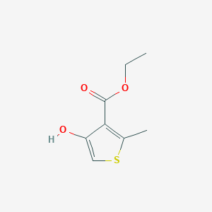 B177530 Ethyl 4-hydroxy-2-methylthiophene-3-carboxylate CAS No. 2158-82-9