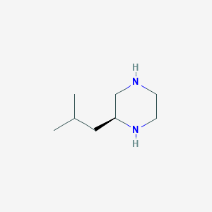 molecular formula C8H18N2 B177568 (S)-2-Isobutylpiperazine CAS No. 106576-37-8