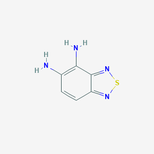 B177581 2,1,3-Benzothiadiazole-4,5-diamine CAS No. 1711-66-6