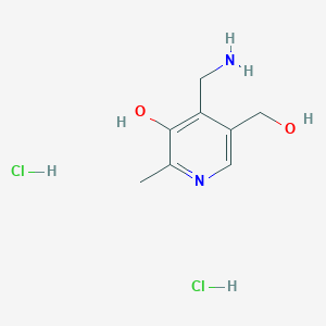 molecular formula C8H14Cl2N2O2 B017759 Pyridoxamine dihydrochloride CAS No. 524-36-7