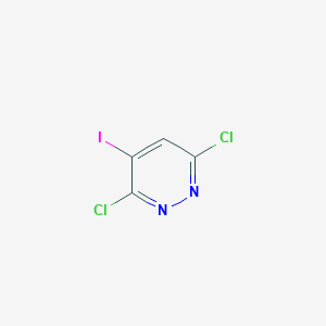 molecular formula C4HCl2IN2 B177621 3,6-Dichloro-4-iodopyridazine CAS No. 130825-13-7