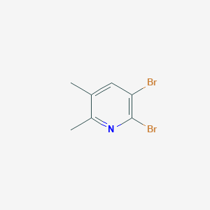 molecular formula C7H7Br2N B177632 2,3-二溴-5,6-二甲基吡啶 CAS No. 117846-56-7
