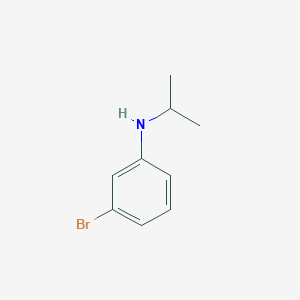 molecular formula C9H12BrN B177659 (3-溴苯基)异丙胺 CAS No. 126086-72-4