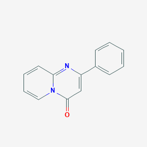 molecular formula C14H10N2O B177674 2-苯基-4H-吡啶并[1,2-a]嘧啶-4-酮 CAS No. 16054-93-6