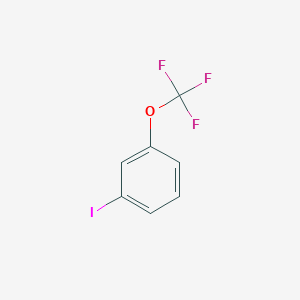 molecular formula C7H4F3IO B177675 1-Iodo-3-(trifluoromethoxy)benzene CAS No. 198206-33-6