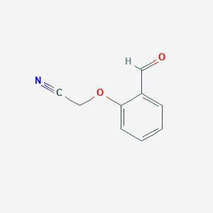 molecular formula C9H7NO2 B177680 (2-甲酰氧基苯氧基)乙腈 CAS No. 125418-83-9