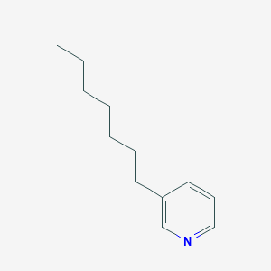 molecular formula C12H19N B177691 3-Heptylpyridine CAS No. 103037-27-0