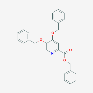 molecular formula C27H23NO4 B177707 Benzyl 4,5-bis(benzyloxy)pyridine-2-carboxylate CAS No. 112334-42-6