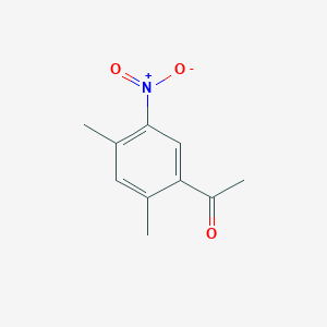 molecular formula C10H11NO3 B177716 1-(2,4-Dimethyl-5-nitrophenyl)ethanone CAS No. 13621-23-3