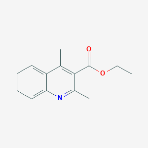 molecular formula C14H15NO2 B177725 Ethyl 2,4-dimethylquinoline-3-carboxylate CAS No. 104785-54-8