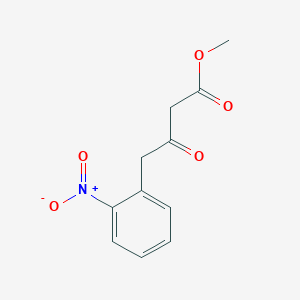 molecular formula C11H11NO5 B177735 Methyl 4-(2-nitrophenyl)-3-oxobutanoate CAS No. 119209-56-2