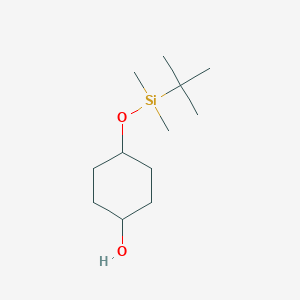 molecular formula C12H26O2Si B177736 4-((叔丁基二甲基甲硅烷基)氧基)环己醇 CAS No. 126931-29-1