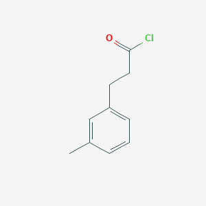 molecular formula C10H11ClO B177746 3-(3-Methylphenyl)propionyl chloride CAS No. 103040-39-7