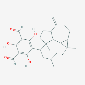 molecular formula C28H38O5 B177778 Macrocarpal C CAS No. 142628-53-3