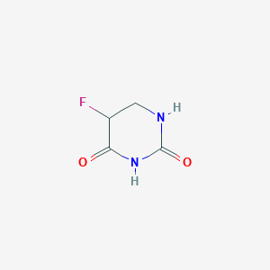 molecular formula C4H5FN2O2 B017779 5-氟二氢尿嘧啶 CAS No. 696-06-0