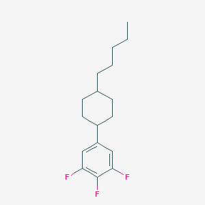 1,2,3-Trifluoro-5-(trans-4-pentylcyclohexyl)benzene