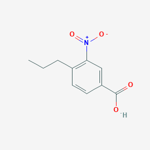 molecular formula C10H11NO4 B177806 3-硝基-4-丙基苯甲酸 CAS No. 199171-93-2