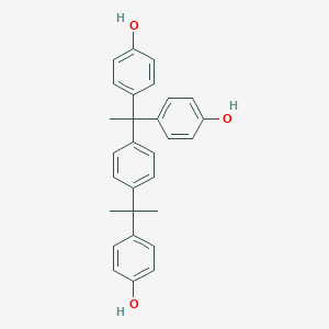 molecular formula C29H28O3 B017781 Phenol, 4,4'-[1-[4-[1-(4-hydroxyphenyl)-1-methylethyl]phenyl]ethylidene]bis- CAS No. 110726-28-8