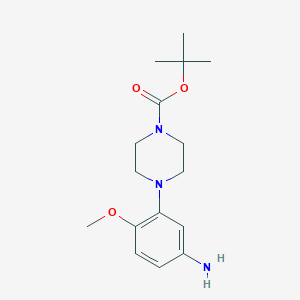 Tert-butyl 4-(5-amino-2-methoxyphenyl)piperazine-1-carboxylate