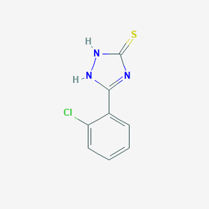 molecular formula C8H6ClN3S B177836 5-(2-chlorophenyl)-4H-1,2,4-triazole-3-thiol CAS No. 58755-00-3
