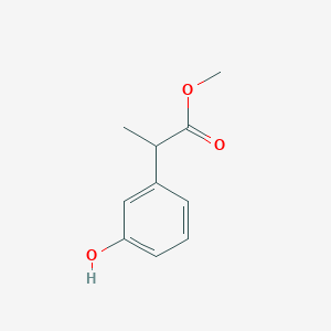 molecular formula C10H12O3 B177837 Methyl 2-(3-hydroxyphenyl)propanoate CAS No. 103324-20-5