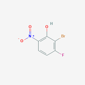 molecular formula C6H3BrFNO3 B177838 2-Bromo-3-fluoro-6-nitrophenol CAS No. 103979-08-4