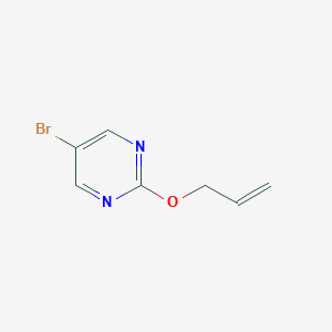 molecular formula C7H7BrN2O B177839 2-Aliloxi-5-bromopirimidina CAS No. 123089-03-2