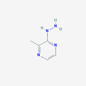 molecular formula C5H8N4 B177841 2-Hydrazinyl-3-methylpyrazine CAS No. 19848-54-5