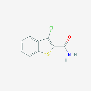 B177877 3-Chlorobenzo[b]thiophene-2-carboxamide CAS No. 21211-09-6