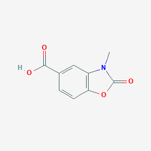 B177879 3-Methyl-2-oxo-2,3-dihydro-benzooxazole-5-carboxylic acid CAS No. 154780-52-6
