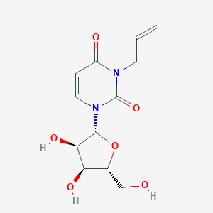 molecular formula C12H16N2O6 B017789 N(3)-Allyluridine CAS No. 103951-13-9