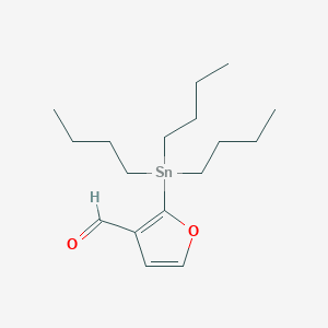 molecular formula C17H30O2Sn B177897 3-Formil-2-(tributilestañil)furano CAS No. 130056-68-7