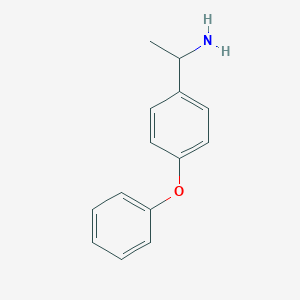 molecular formula C14H15NO B177903 1-(4-Phenoxyphenyl)ethanamine CAS No. 102077-19-0