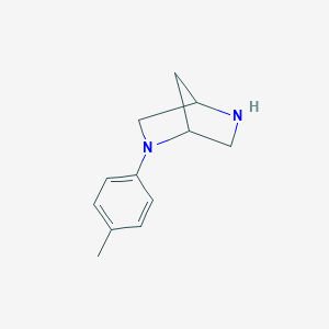molecular formula C12H16N2 B177905 2-(4-Methylphenyl)-2,5-diazabicyclo[2.2.1]heptane CAS No. 198988-86-2