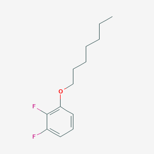 molecular formula C13H18F2O B177908 1,2-Difluoro-3-(heptyloxy)benzene CAS No. 122265-84-3