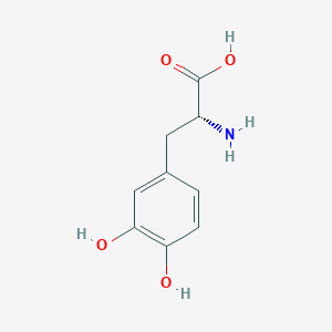 molecular formula C9H11NO4 B017791 D-多巴 CAS No. 5796-17-8