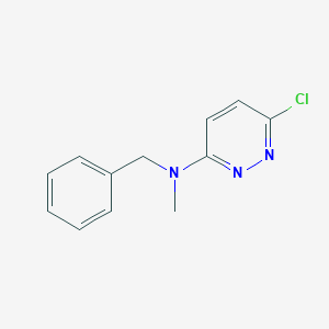 molecular formula C12H12ClN3 B177918 N-benzyl-6-chloro-N-methylpyridazin-3-amine CAS No. 141193-20-6