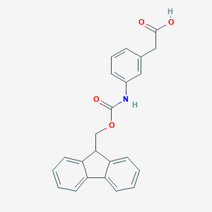 molecular formula C23H19NO4 B017792 3-(Fmoc-amino)phenylacetic acid CAS No. 186320-08-1
