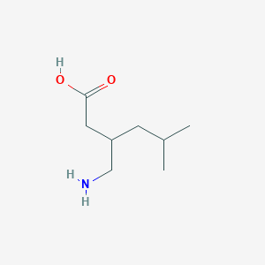 molecular formula C8H17NO2 B017793 3-(氨基甲基)-5-甲基己酸 CAS No. 128013-69-4