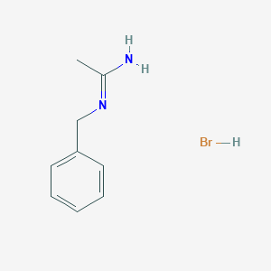 molecular formula C9H13BrN2 B177935 N-Benzylacetamidine Hydrobromide CAS No. 186545-76-6