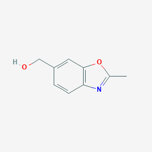 B177936 (2-Methylbenzo[d]oxazol-6-yl)methanol CAS No. 136663-40-6