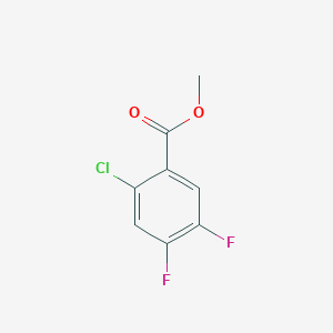 molecular formula C8H5ClF2O2 B177954 甲基2-氯-4,5-二氟苯甲酸酯 CAS No. 128800-36-2