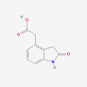 molecular formula C10H9NO3 B177981 2-(2-Oxoindolin-4-yl)acetic acid CAS No. 122570-32-5