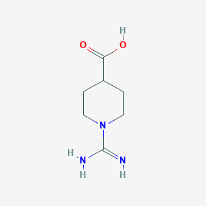 B177985 1-carbamimidoylpiperidine-4-carboxylic Acid CAS No. 135322-16-6