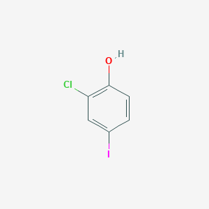 molecular formula C6H4ClIO B177997 2-Chloro-4-iodophenol CAS No. 116130-33-7