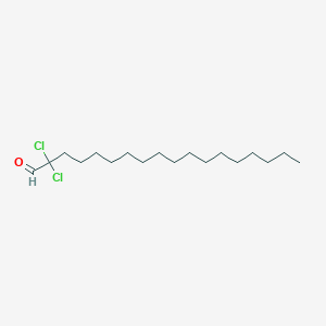 molecular formula C18H34Cl2O B178014 2,2-Dichlorooctadecanal CAS No. 119450-47-4